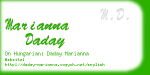 marianna daday business card